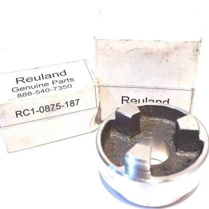 2 NEW REULAND RC1-0875-187 COUPLING HALVES RC10875187