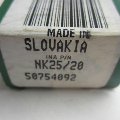 6 NEW INA NK25/20 ROLLER BEARING NK2520
