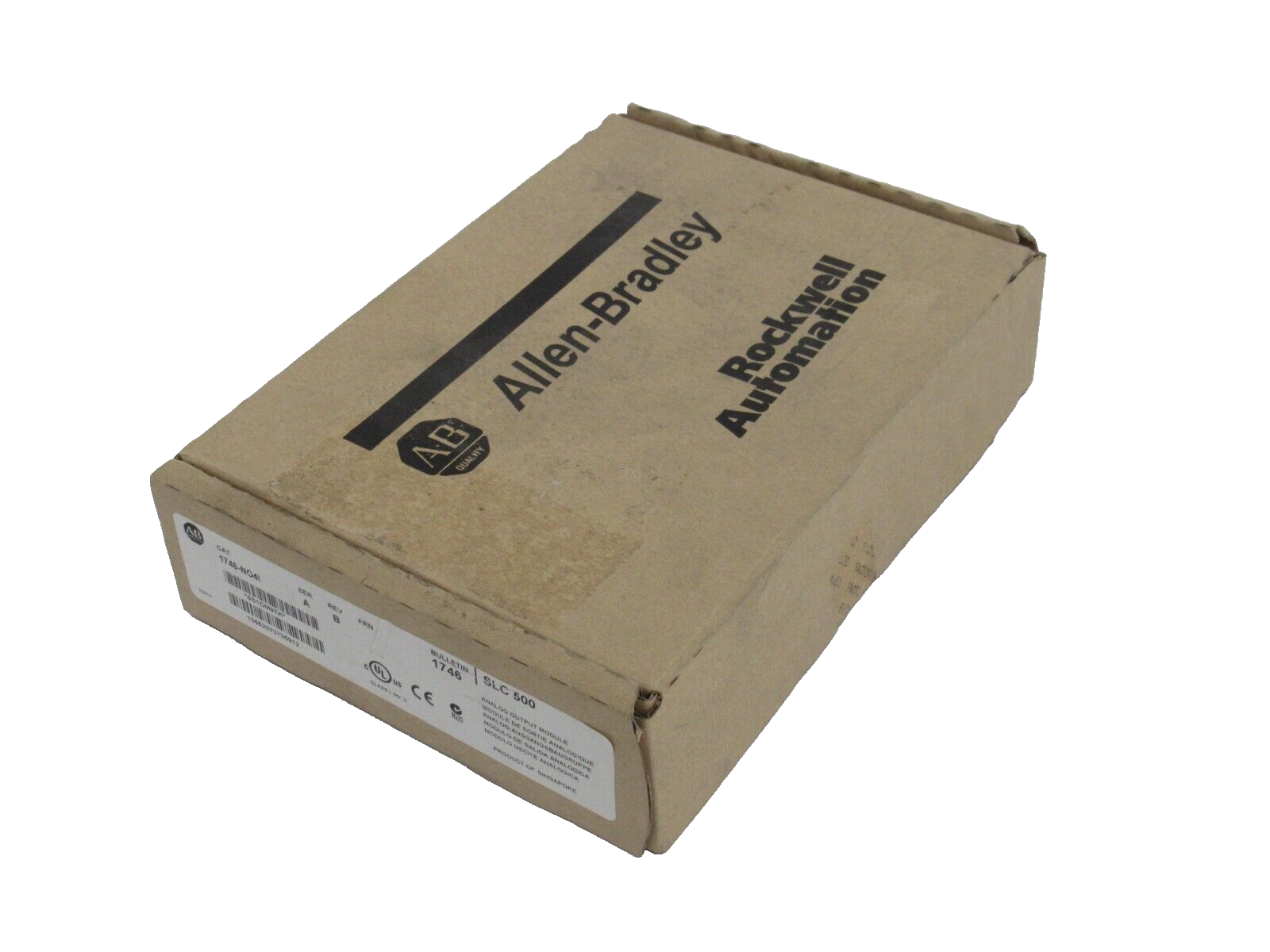 ALLEN BRADLEY 1746-NO4I OUTPUT MODULE SER.A REV.B 1746NO4I NEW SURPLUS