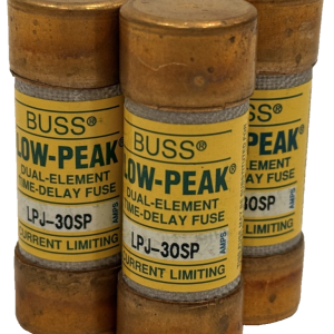 LOT OF 3 NEW BUSSMANN LPJ-30SP TIME DELAY FUSES LPJ30SP