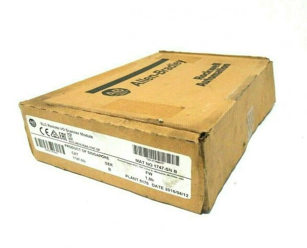 NEW ALLEN BRADLEY 1747-SN I/O SCANNER MODULE SER.B 1747SN