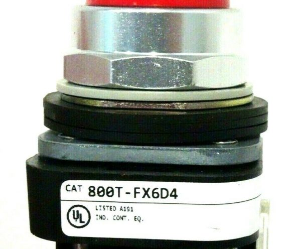 NEW ALLEN BRADLEY 800T-FX6D4 PUSH BUTTON SER.T 800TFX6D4 - Image 3