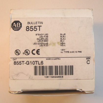 NEW ALLEN BRADLEY 855T-G10TL6 STACK LIGHT 855TG10TL6