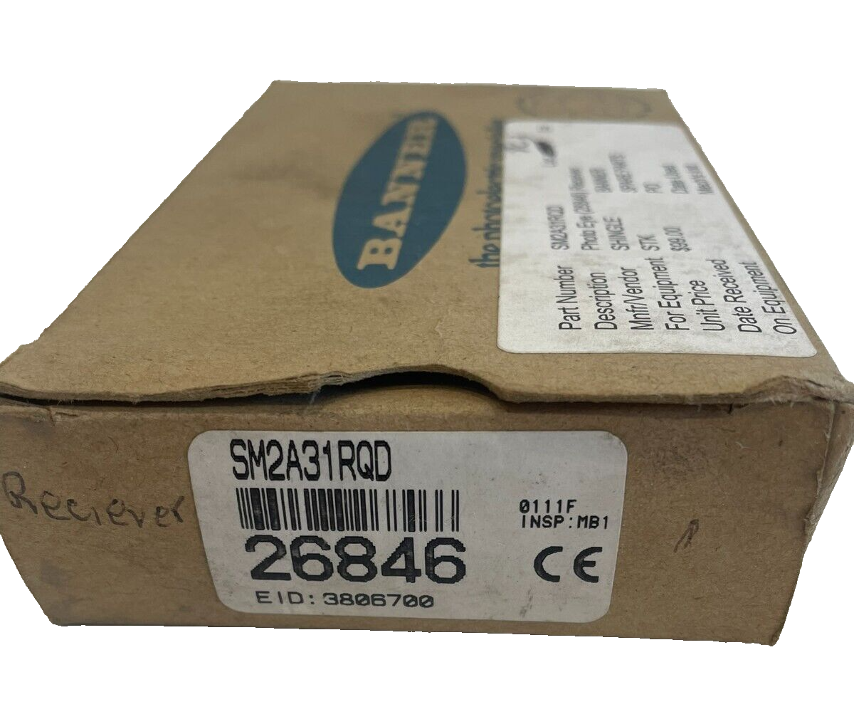 NEW BANNER ENGINEERING SM2A31RQD MINI BEAM 26846 - Image 5