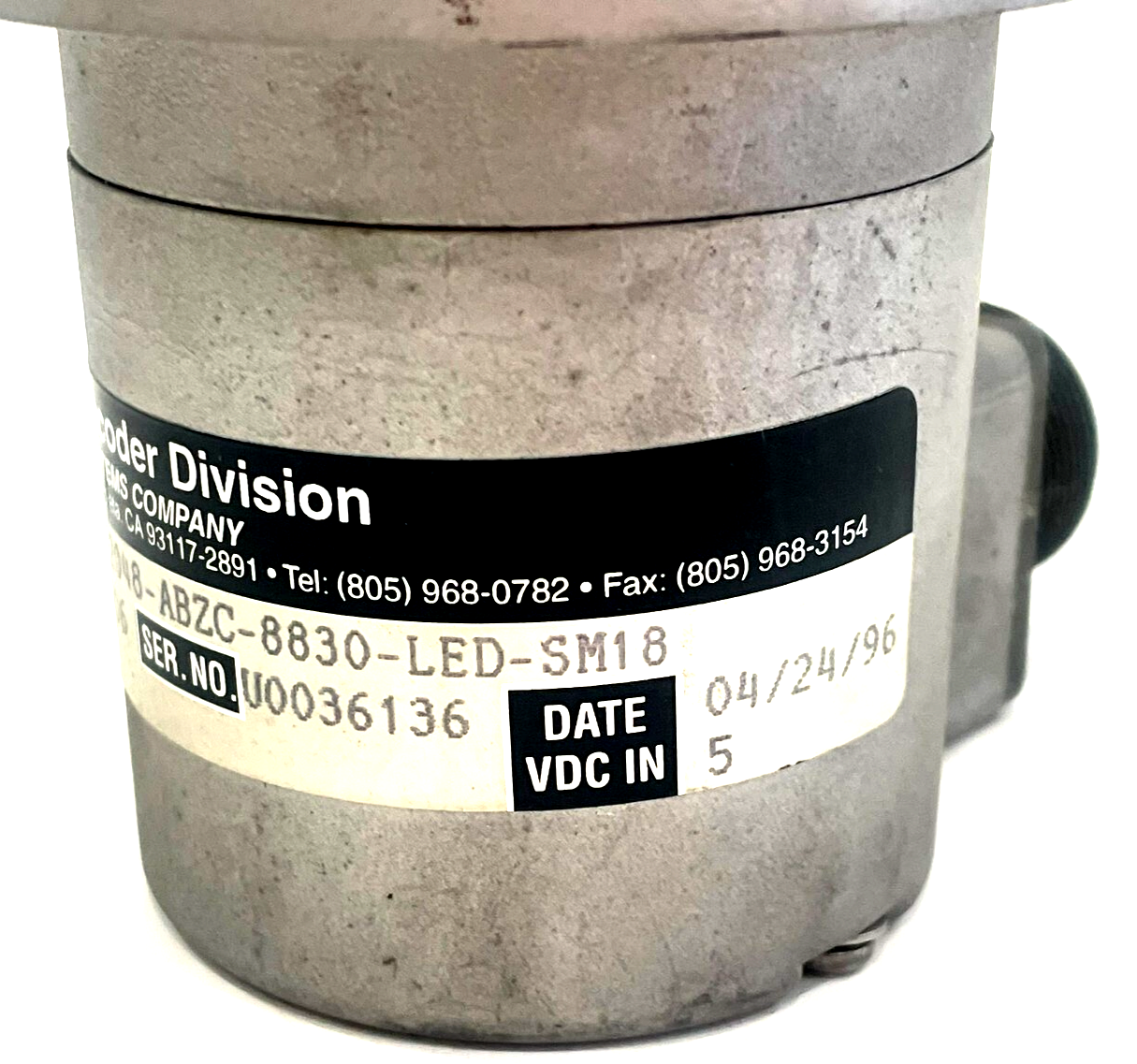 NEW BEI E25BA-6R-SB-2048-ABZC-8830-LED-SM18 ENCODER 924-01029-1406 - Image 4