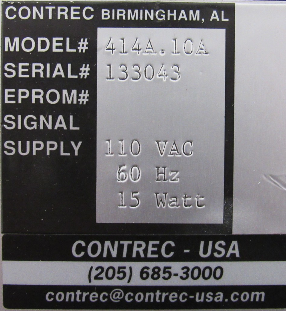 Contrec Additive Controller NEW CONTREC 414A.10A BATCH CONTROLLER 414 414A10A - SB Industrial ...