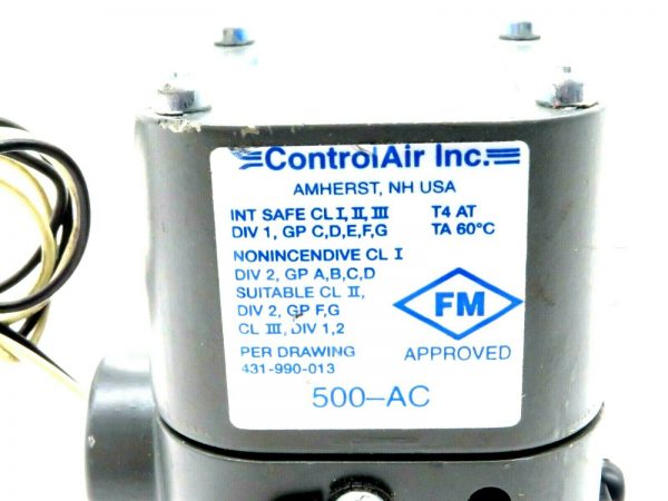 NEW CONTROLAIR INC 500-AC TRANSDUCER TYPE 500X 500AC - Image 3