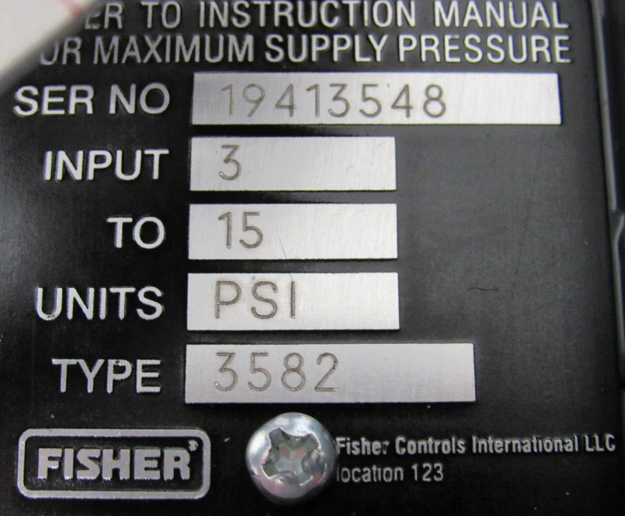 NEW FISHER FS3582-10 VALVE POSITIONER 3582 FS358210 - Image 5