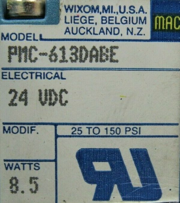 NEW MAC VALVES 6331C-613-PM-613DA SOLENOID VALVE 6331C-000-PM-613DA PMC ...