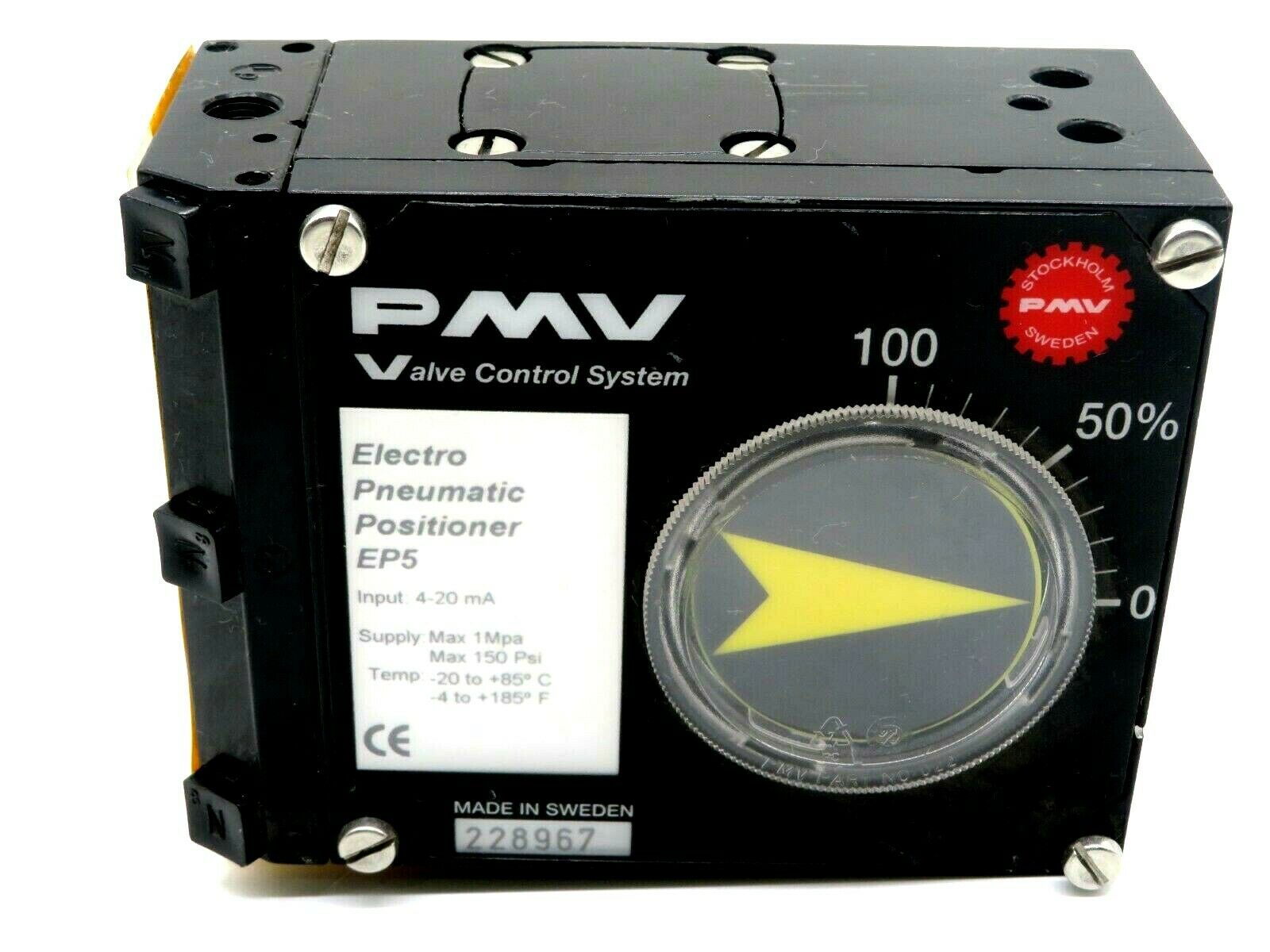 NEW PMV VALVE CONTROL SYSTEM EP5 ELECTRO PNEUMATIC POSITIONER - Image 3