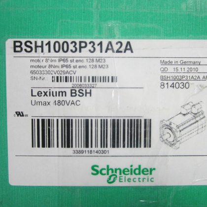 NEW SCHNEIDER ELECTRIC BSH1003P31A2A SERVO MOTOR