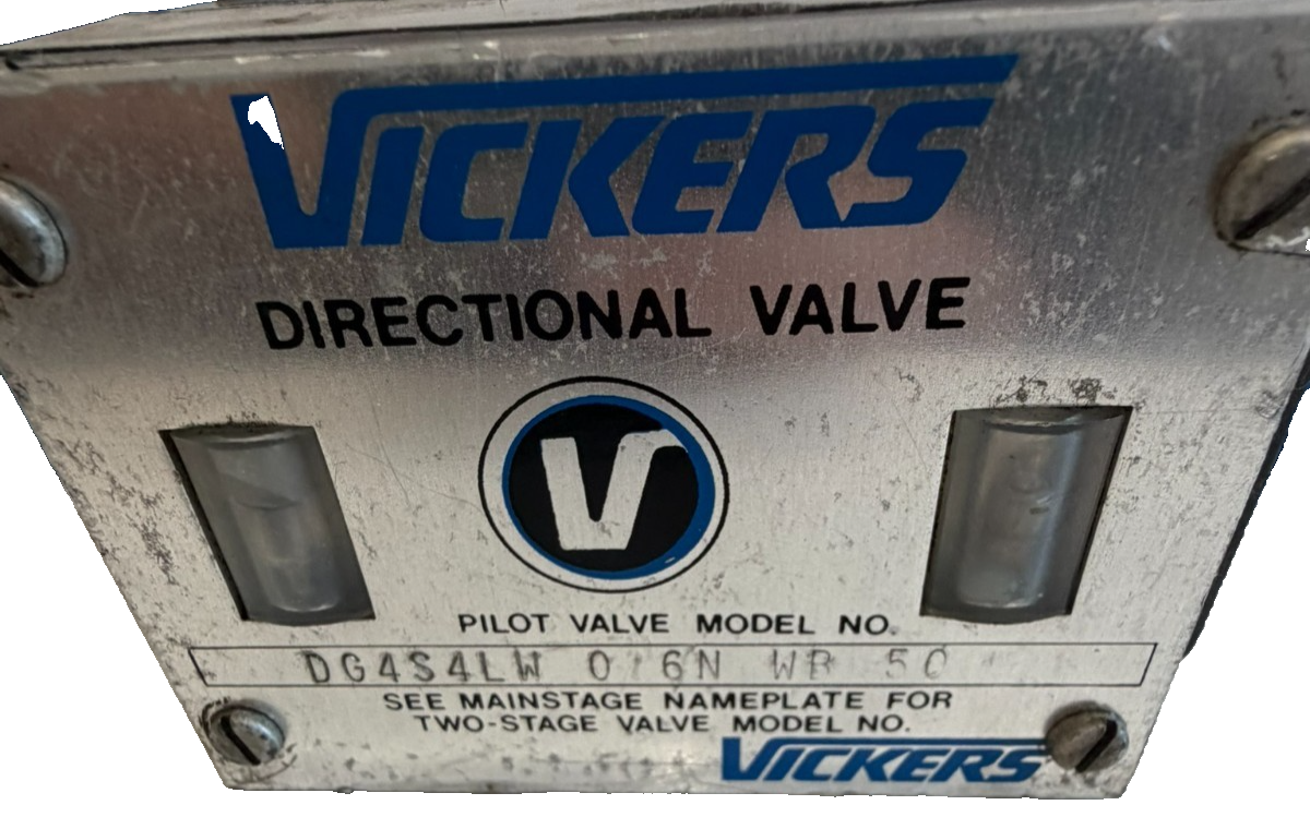 NEW VICKERS DG4S4LW 016N WB 50 HYDRAULIC DIRECTIONAL PILOT VALVE DG4S4LW016NWB50 - Image 3