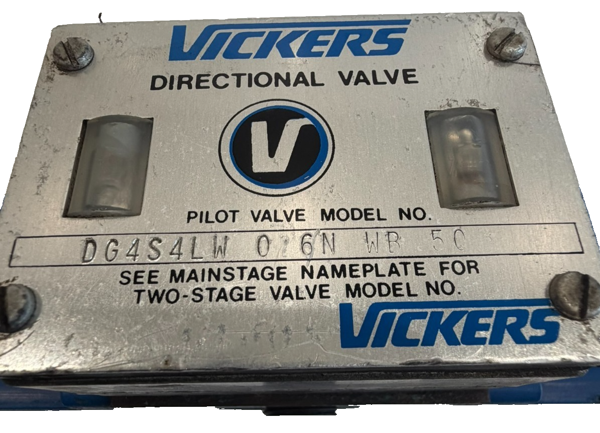 NEW VICKERS DG4S4LW 016N WB 50 HYDRAULIC DIRECTIONAL PILOT VALVE DG4S4LW016NWB50 - Image 4