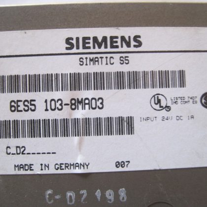 USED SIEMENS SIMATIC 6ES5-103-8MA03