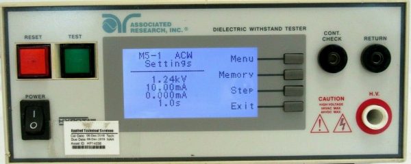 USED ASSOCIATED RESEARCH 3765 HYPOT III DIELECTRIC WITHSTAND TESTER - Image 3