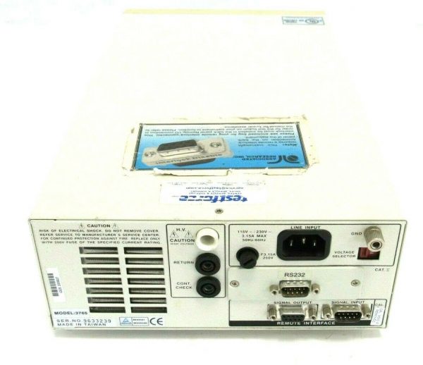 USED ASSOCIATED RESEARCH 3765 HYPOT III DIELECTRIC WITHSTAND TESTER - Image 4
