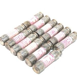 12 USED SHAWMUT TR-1-R FUSES TR1R