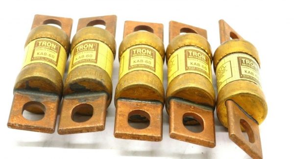 5 NEW BUSSMANN TRON KAB-60 RECTIFIER FUSE KAB60 - Image 3