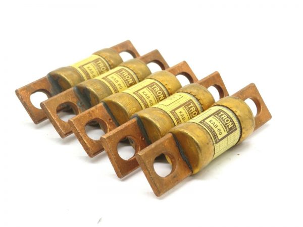 5 NEW BUSSMANN TRON KAB-60 RECTIFIER FUSE KAB60