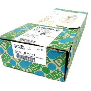 LOT OF 50 NEW PHOENIX CONTACT UT 10 BU TERMINAL BLOCKS 3044188 UT10BU