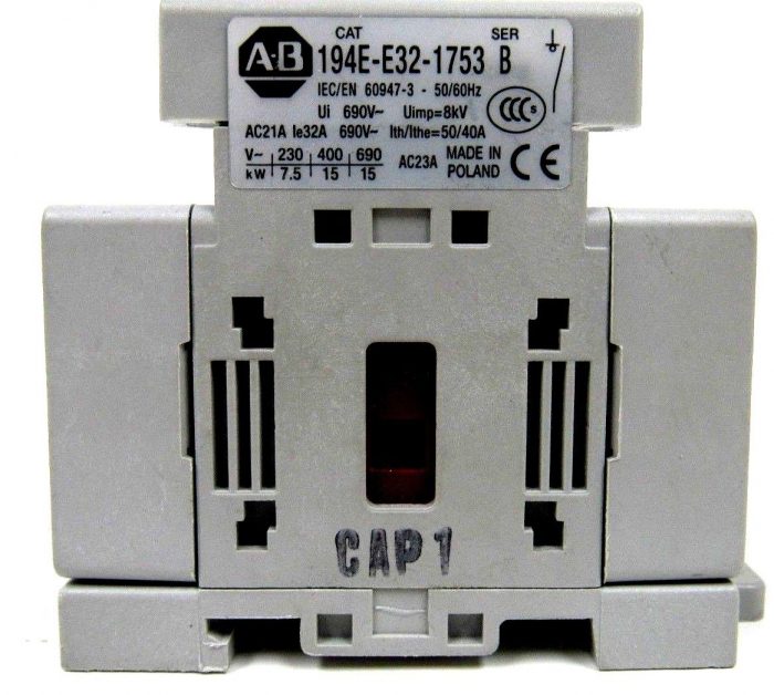 NEW ALLEN BRADLEY 194E-E32-1753 DISCONNECT SWITCH 194EE321753 SER B - Image 3