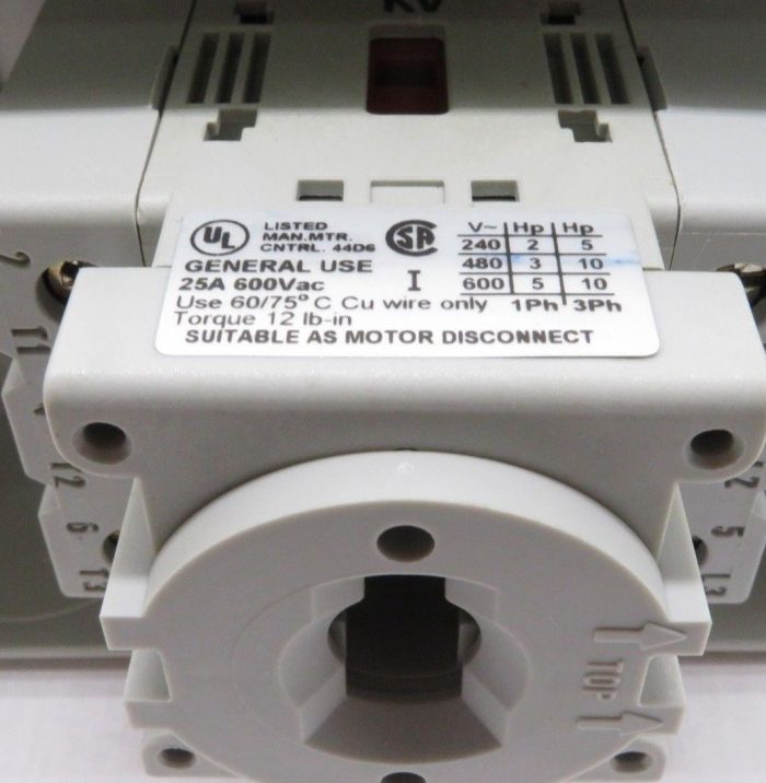 NEW ALLEN BRADLEY 194E-Y25-1753-6G LOADSWITCH ENCLOSURE 194EY2517536G - Image 4