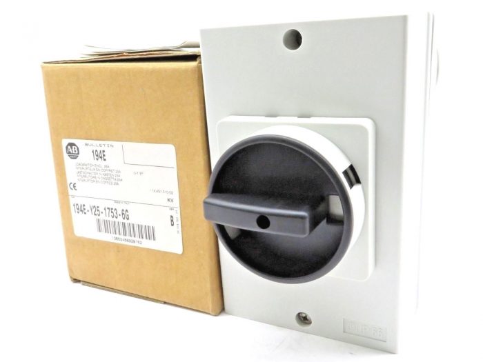 NEW ALLEN BRADLEY 194E-Y25-1753-6G LOADSWITCH ENCLOSURE 194EY2517536G
