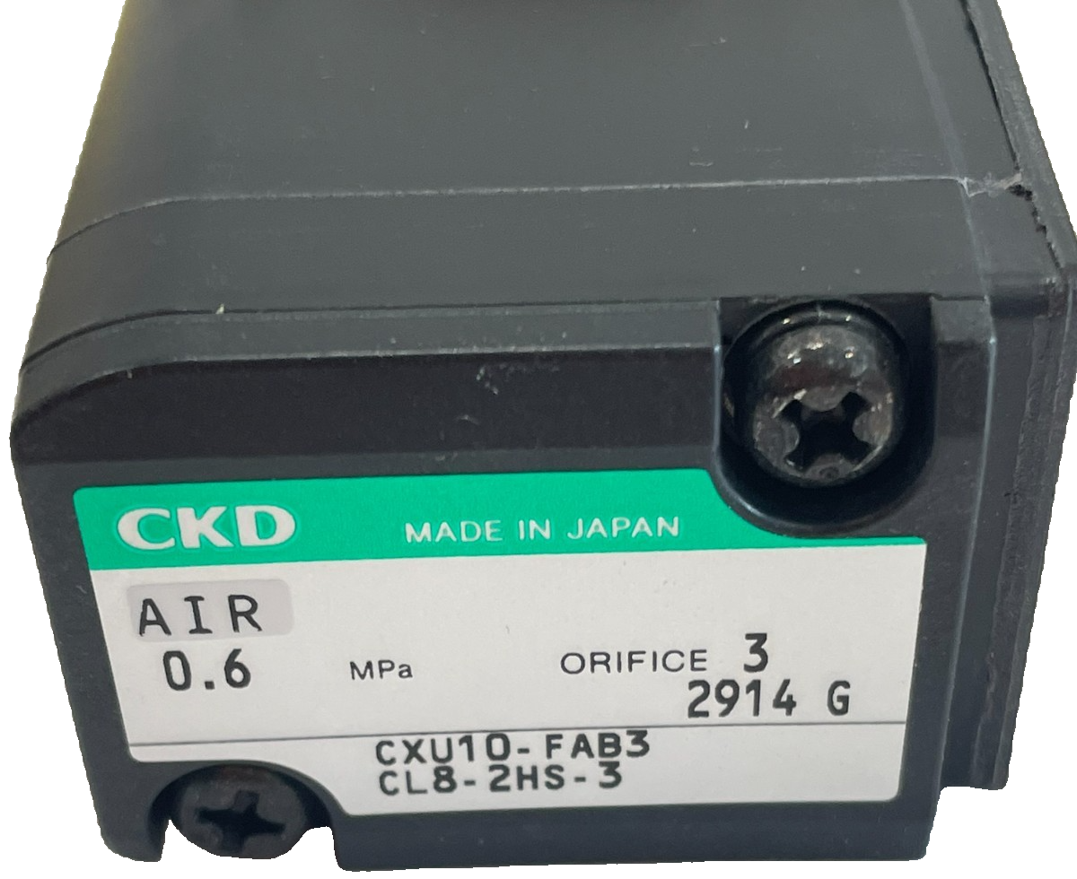 NEW CKD CXU10-FAB3-CL8-2HS-3 2 PORT SOLENOID VAVLE DC24 CXU10FAB3CL82HS3 - Image 3