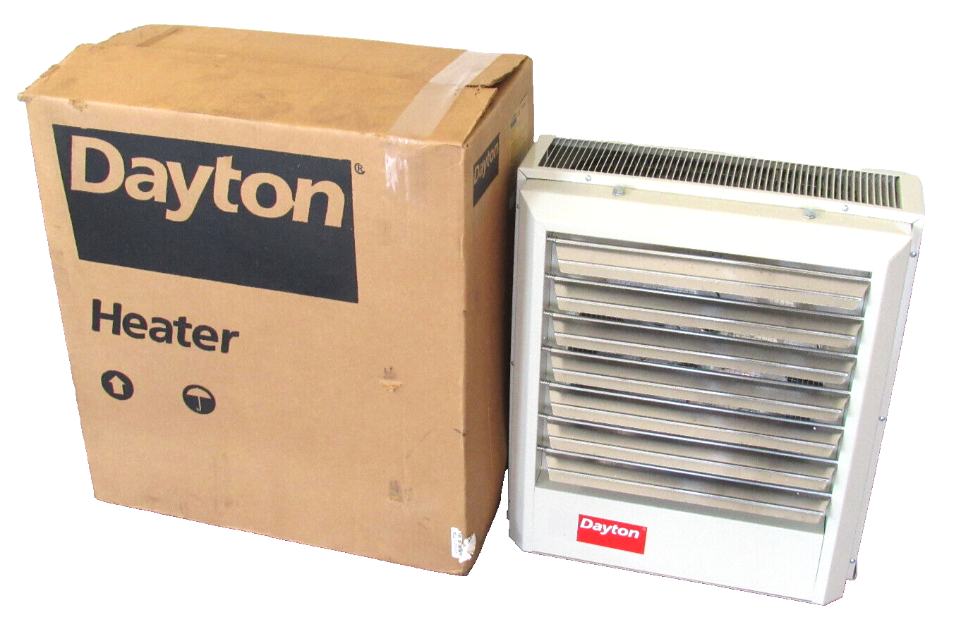 NEW DAYTON 2YU67 ELECTRIC UTILITY HEATER 480V 7.5KW 3PH