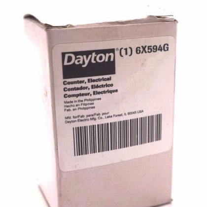 NEW DAYTON 6X594G ELECTRICAL COUNTER
