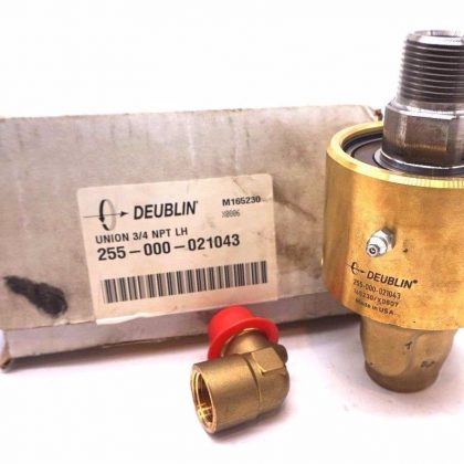 NEW DEUBLIN 255-000-021043 ROTARY UNION 3/4 NPT 255000021043
