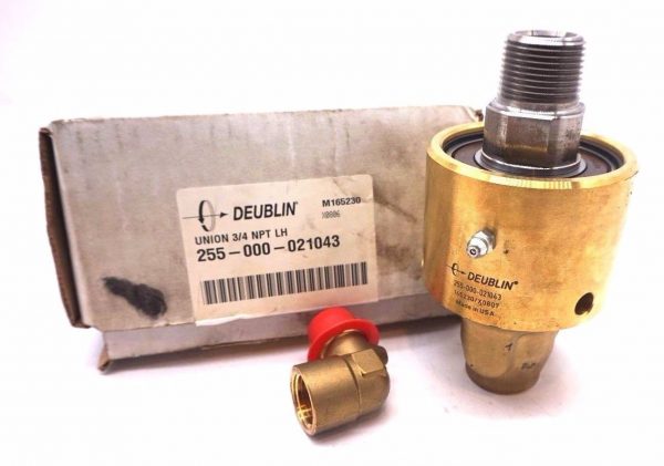 NEW DEUBLIN 255-000-021043 ROTARY UNION 3/4 NPT 255000021043