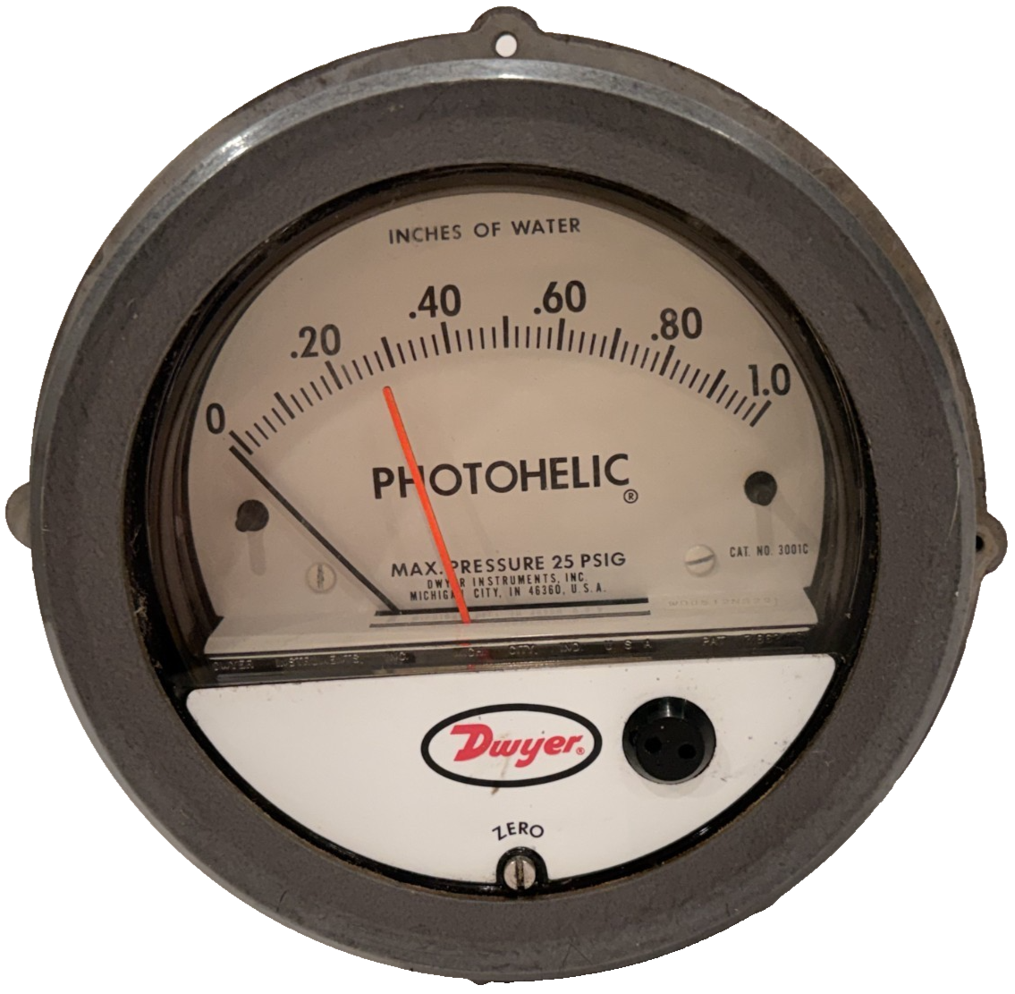 NEW DWYER SERIES 3000 PHOTOHELIC PRESSURE SWITCH 3001C - Image 5