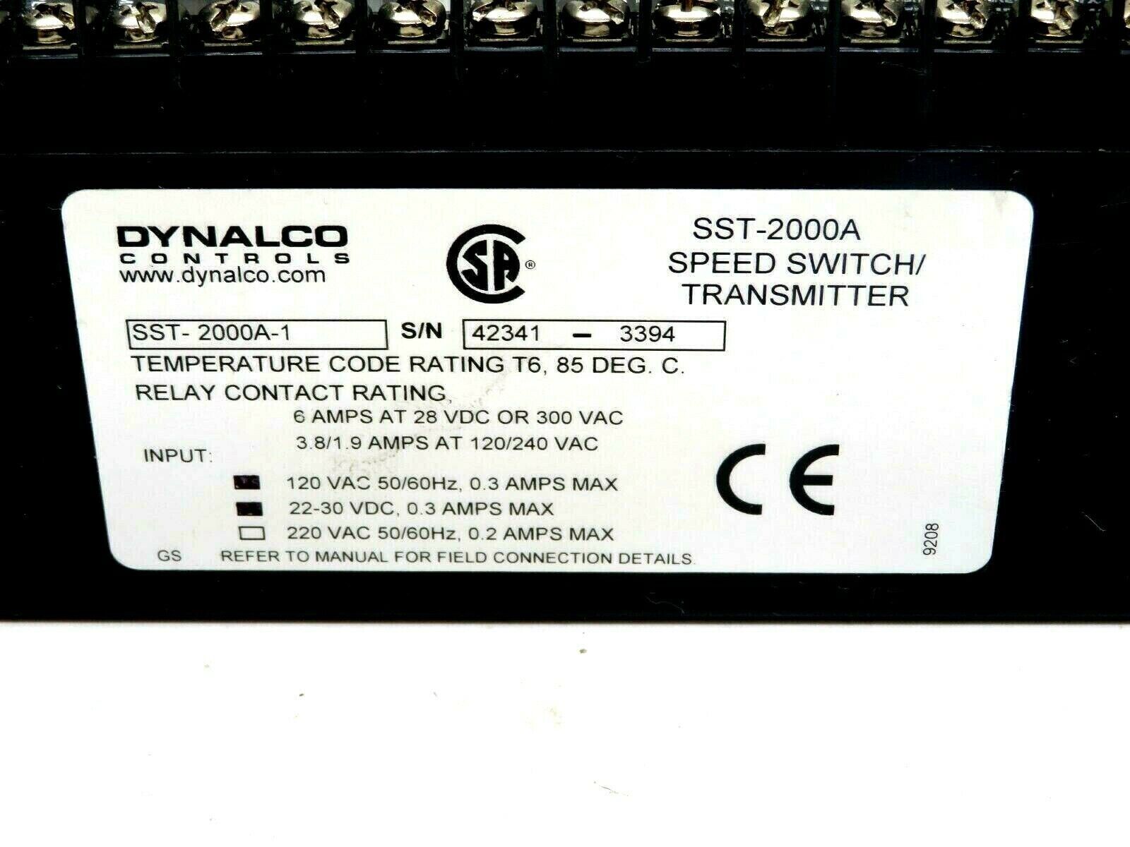 NEW DYNALCO SST2000A-1 SWITCH TRANSMITTER SST2000A1 - Image 3