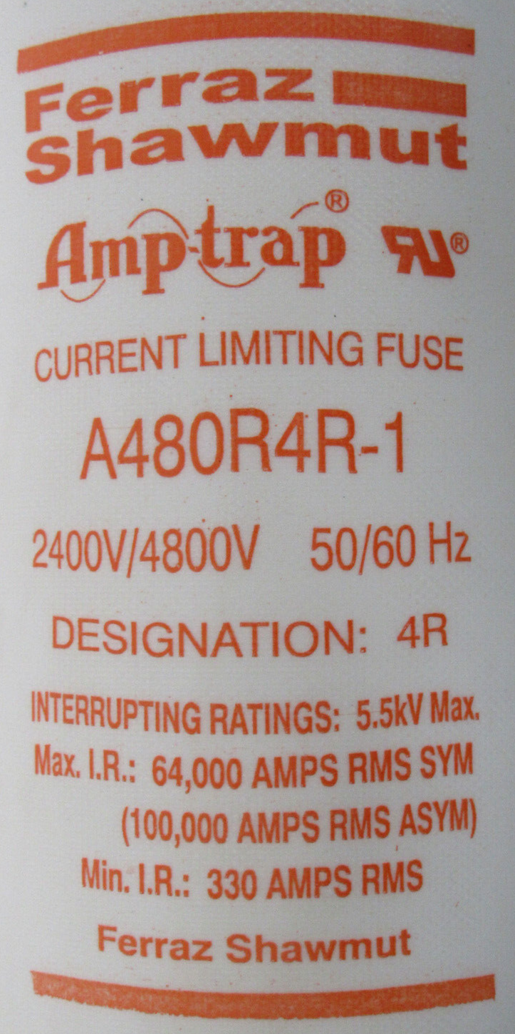 NEW FERRAZ SHAWMUT A480R4R-1 FUSE A480R4R1 - Image 4