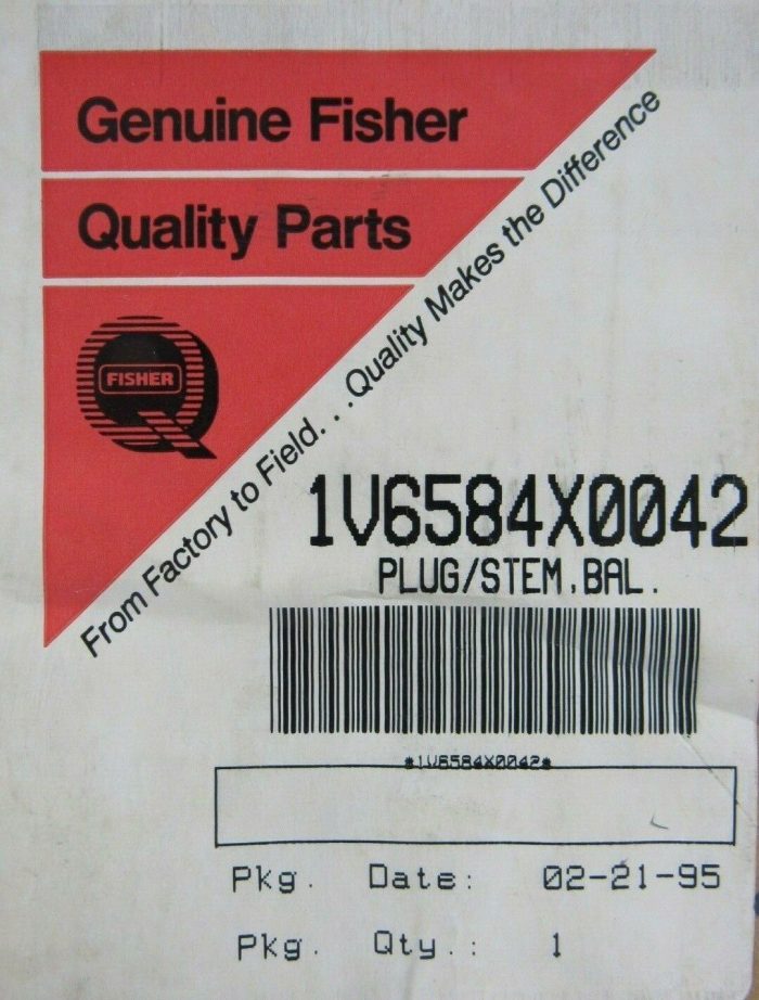 NEW FISHER CONTROLS 1V6584X0042 PLUG AND STEM ASSEMBLY 1V658446172 - Image 6