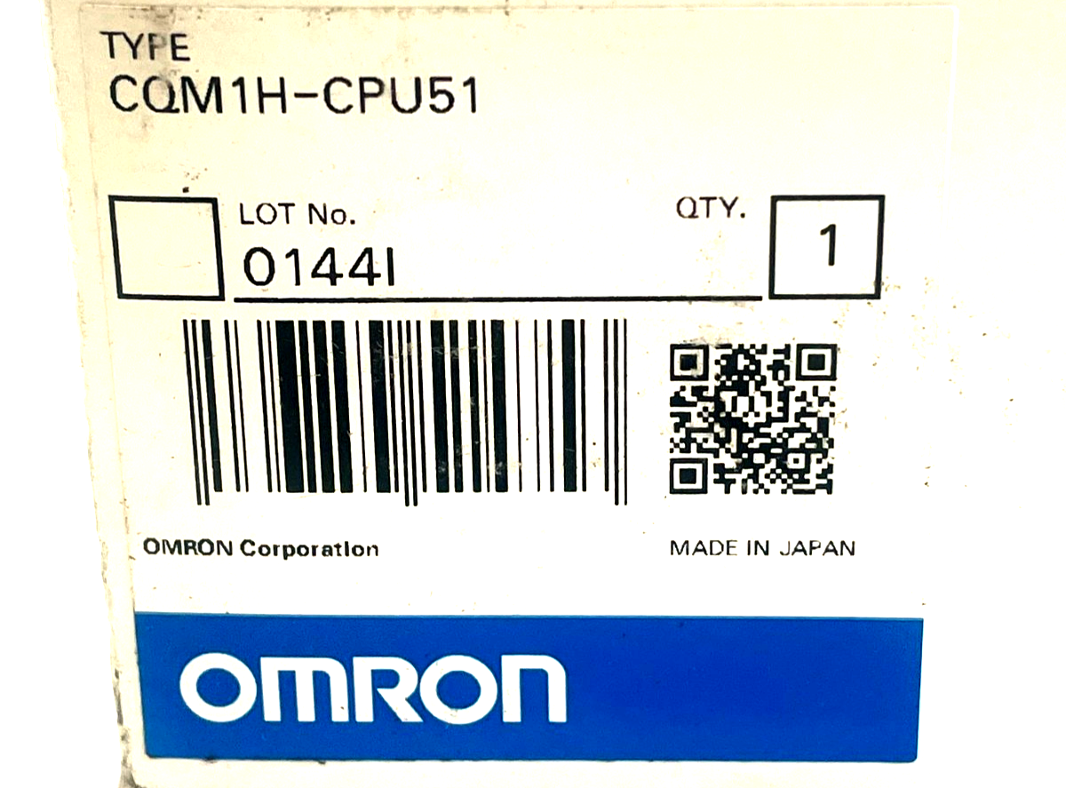 NEW OMRON CQM1H-CPU51 PROGRAMMABLE CPU UNIT CQM1HCPU51 - Image 5