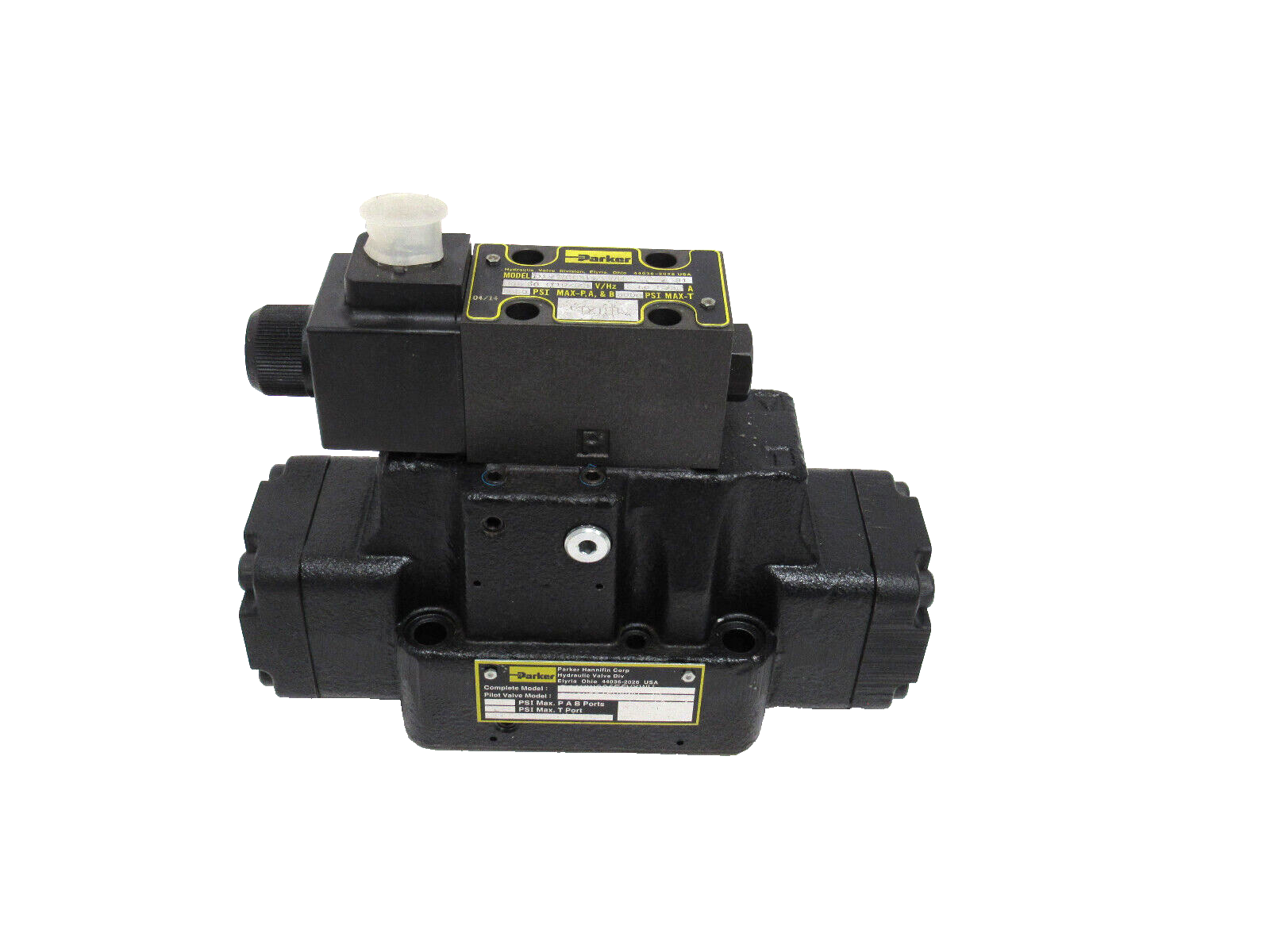 NEW PARKER D41VW006E5VYWH CONTROL VALVE D1VW004EVYWH 120V - Image 3