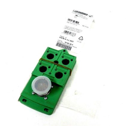 NEW PHOENIX CONTACT SACB-4/4-L-M23 ACTUATOR BOX SACB44LM23 16-92-40-4