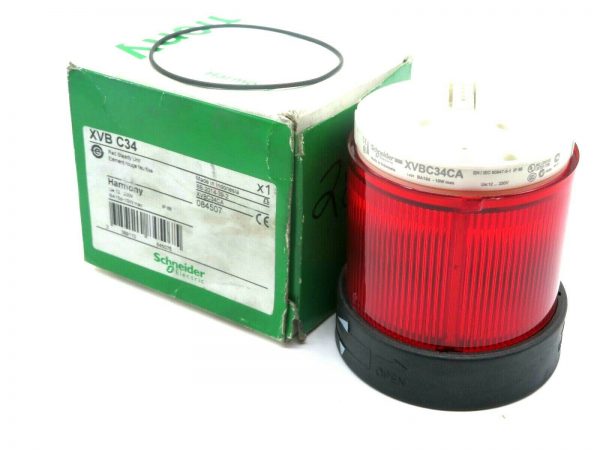 NEW SCHNEIDER ELECTRIC XVBC34CA RED STEADY UNIT