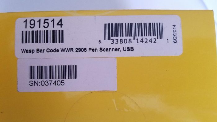 NEW SEALED WASP WWR2905 PEN BARCODE SCANNER, USB WWR2900 - Image 4