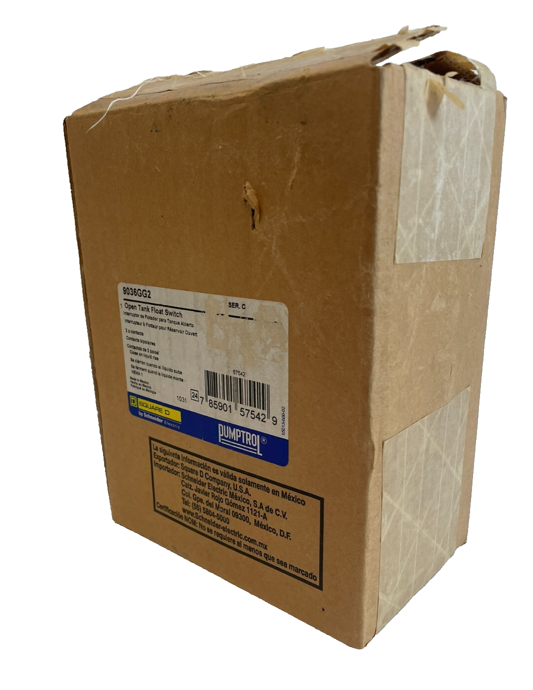 NEW SQUARE D 9036GG2 OPEN TANK FLOAT SWITCH SER. C