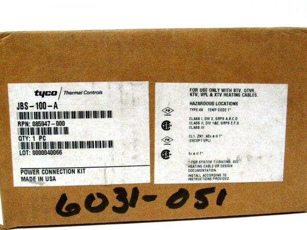 NEW TYCO JBS-100-A POWER CONNECTION KIT JBS100A - Image 3