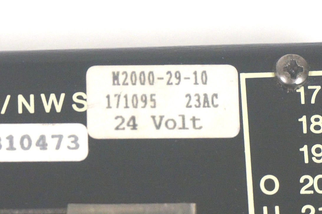USED SELCO/ NWS M2000-29-10 ENGINE CONTROLLER 171095, 23AC, 24V, M20002910 - Image 5