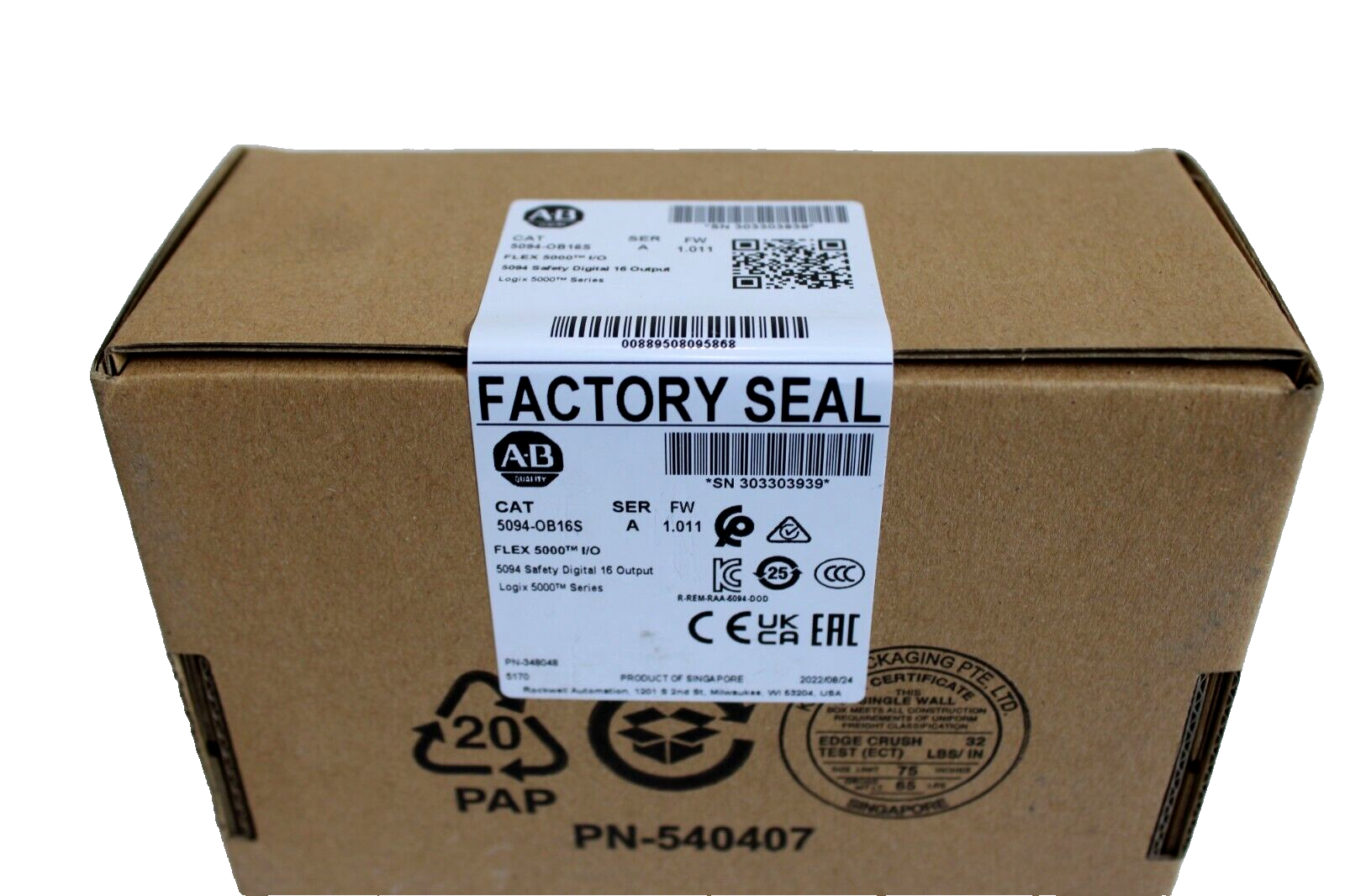 ALLEN BRADLEY 5094-OB16S OUTPUT MODULE SERIES A 5094OB16S NEW, SURPLUS - Image 3