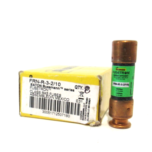 BOX OF 8 NEW BUSSMANN FUSETRON FRN-R-3-2/10 FUSES FRNR3210