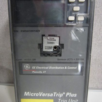 GENERAL ELECTRIC A332LSR MICROVERSA TRIP UNIT