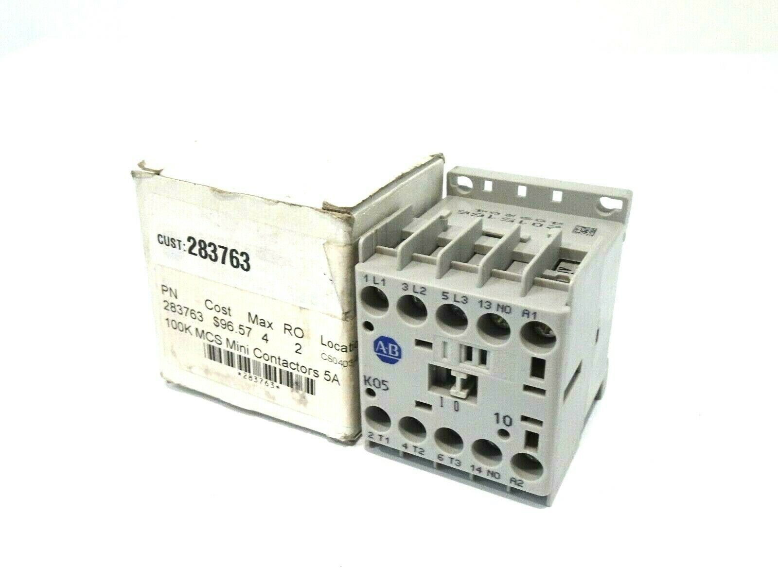 NEW ALLEN BRADLEY 100-K05*10 CONTACTOR SER.A 100K0510 - SB Industrial ...