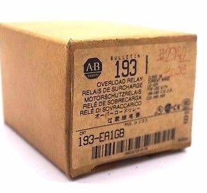 NEW ALLEN BRADLEY 193-EA1GB OVERLOAD RELALY SER.B 193EA1GB