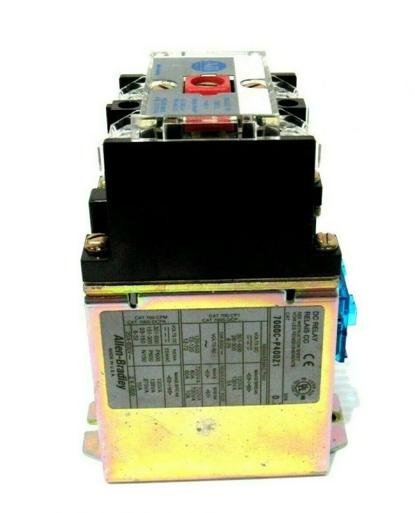 NEW ALLEN BRADLEY 700DC-P400Z1 CONTROL RELAY SER.D 700DCP400Z1 - Image 3